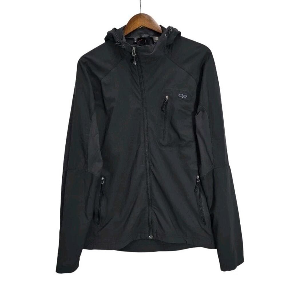 Outdoor Research Ferrosi Hooded Jacket Men's Medium Black Lightweight Softshell